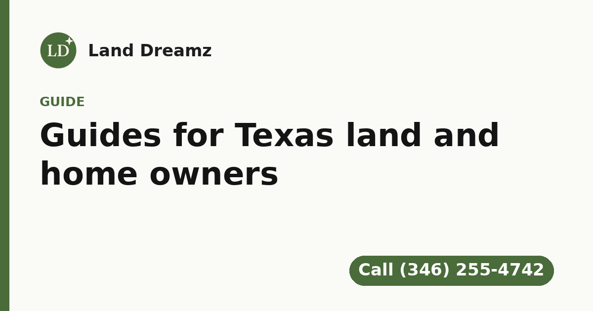What's My Land Worth? Texas Parcel Lookup | Land Dreamz